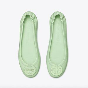 Tory Burch Minnie Travel Ballet Flat Mint | Size 7